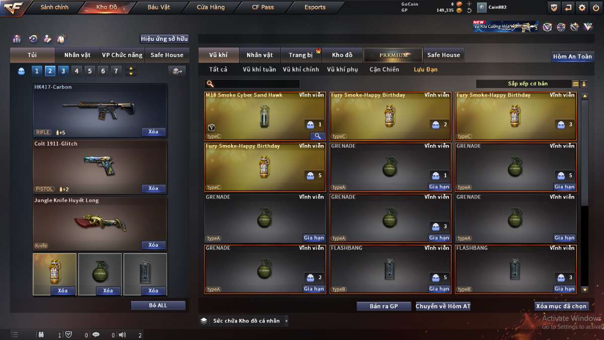 shop acc cf uy tin gia re